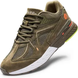 FitVille Extra Wide Walking Shoes for Men Wide Width Sneakers for Flat Feet Arch Fit Heel Pain Relief - Rebound Core