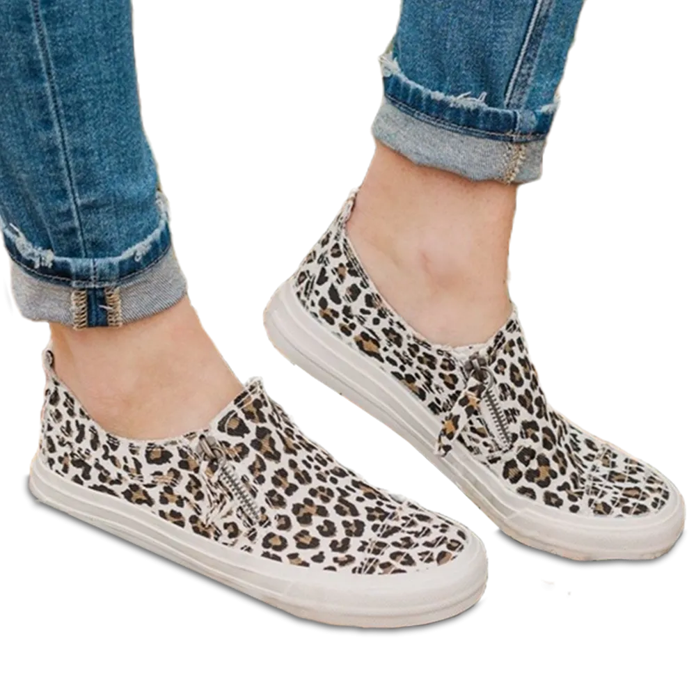 Gypsy Jazz Ladies Zippy Cheetah Slip On Shoes GJSP0118-CHE