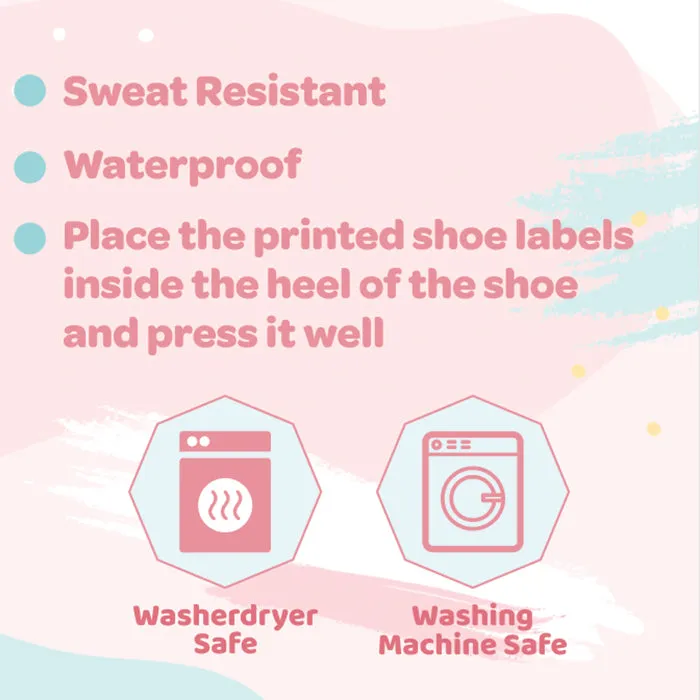 Shoe Labels Pack - Chevron